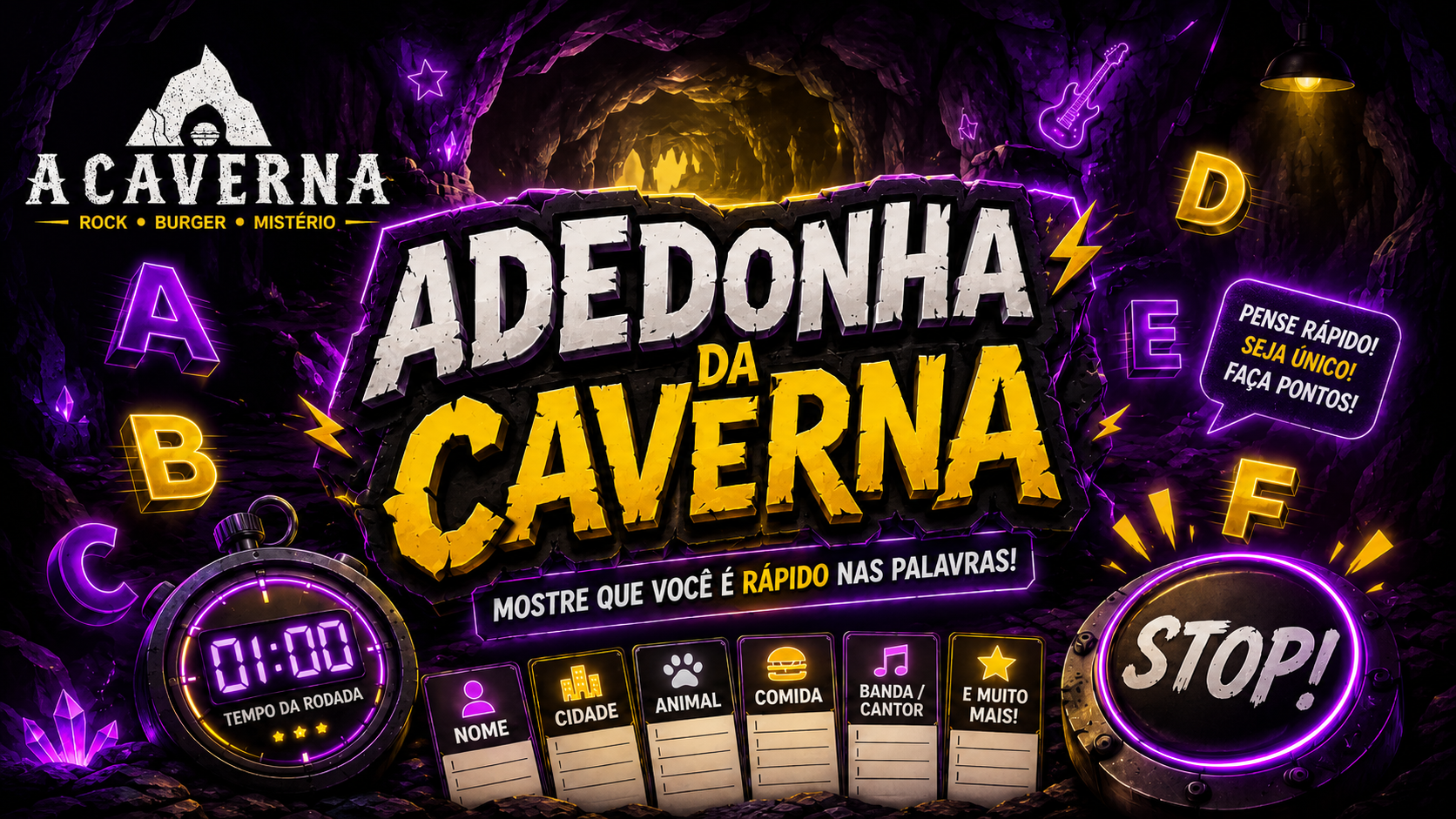 Capa da Adedonha da Caverna
