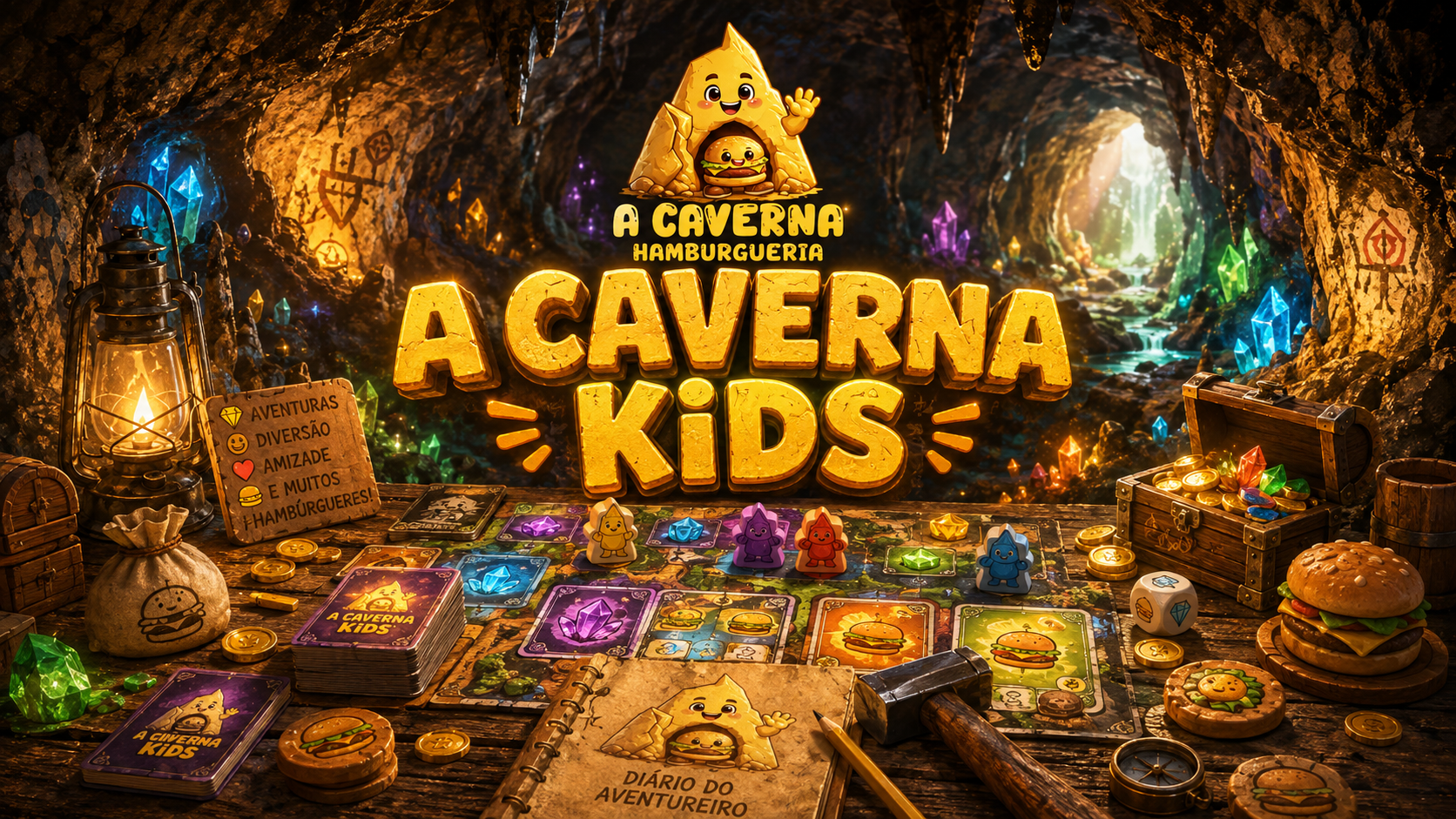Capa do A Caverna Kids
